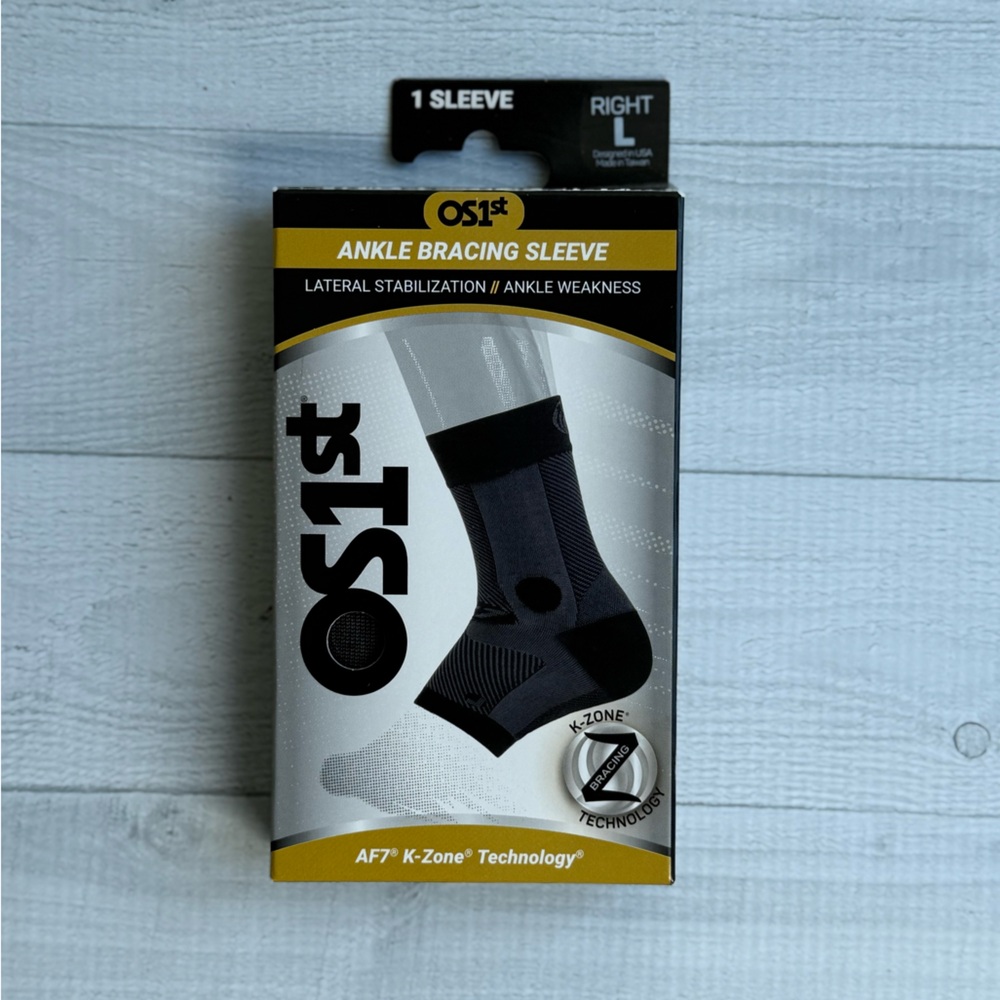 OS1ST Ankle Bracing Sleeve Black - Picture 4 of 6